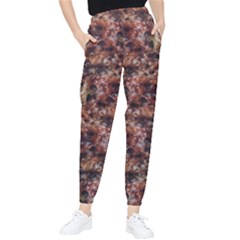 Warm Abstract Surface Print Tapered Pants by dflcprintsclothing