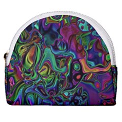 Brain Melt Horseshoe Style Canvas Pouch by MRNStudios