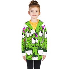 Cactus Kids  Double Breasted Button Coat by IIPhotographyAndDesigns