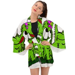 Cactus Long Sleeve Kimono by IIPhotographyAndDesigns