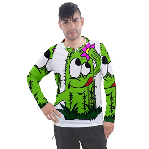 Cactus Men s Pique Long Sleeve Tee by IIPhotographyAndDesigns