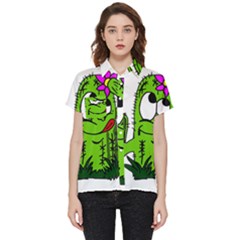 Cactus Short Sleeve Pocket Shirt by IIPhotographyAndDesigns