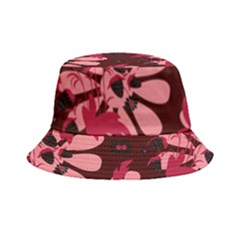 Folk Flowers Art Pattern  Bucket Hat