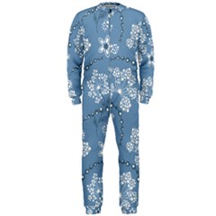 Folk Flowers Art Pattern  Onepiece Jumpsuit (men)  by Eskimos