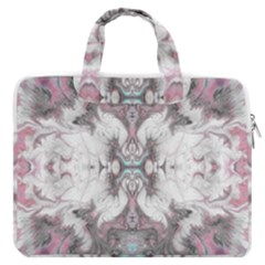 Marbling Symmetry Macbook Pro Double Pocket Laptop Bag (large)