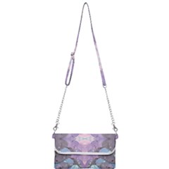 Marbled Patterns Mini Crossbody Handbag by kaleidomarblingart