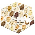 Golden Egg Easter Wooden Puzzle Hexagon View2