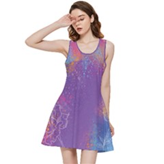 Multicolor Pastel Love Inside Out Racerback Dress