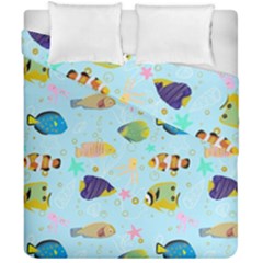 Underwater World Duvet Cover Double Side (california King Size) by SychEva