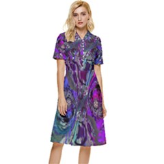 Ignatius Button Top Knee Length Dress by MRNStudios