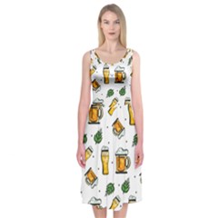 Beer Love Midi Sleeveless Dress by designsbymallika