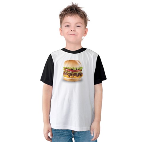 Cheeseburger Kids  Cotton Tee by snackkingdom