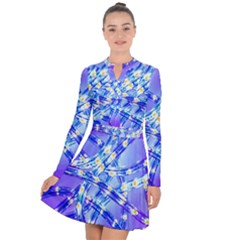 Pop Art Neuro Light Long Sleeve Panel Dress by essentialimage365