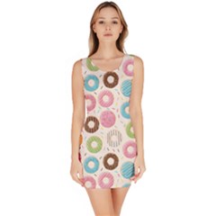 Donuts Love Bodycon Dress by designsbymallika