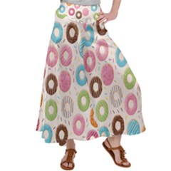 Donuts Love Satin Palazzo Pants by designsbymallika