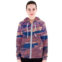 Atacama Desert Aerial View Women s Zipper Hoodie