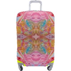 Monsoon Repeats Luggage Cover (large) by kaleidomarblingart