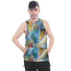 Colorful Thoughts Men s Sleeveless Hoodie by WolfepawFractals