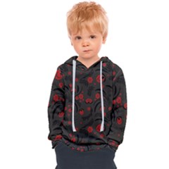 Folk Flowers Pattern Floral Surface Design Kids  Overhead Hoodie by Eskimos