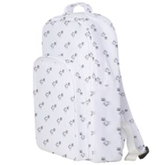 Stylized Bird Cartoon Drawing Pattern Double Compartment Backpack by dflcprintsclothing