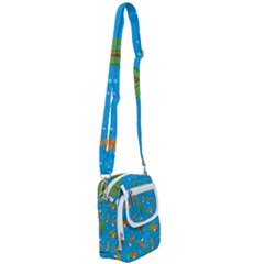 Red Fox In The Forest Shoulder Strap Belt Bag by SychEva