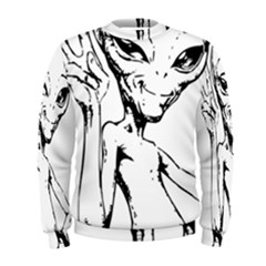 Paul Alien Men s Sweatshirt by KenArtShop