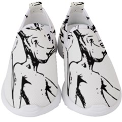 Paul Alien Kids  Slip On Sneakers by KenArtShop