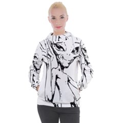 Paul Alien Women s Hooded Pullover by KenArtShop