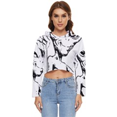 Paul Alien Women s Lightweight Cropped Hoodie by KenArtShop