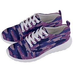 Abstract Purple Camo Men s Lightweight Sports Shoes