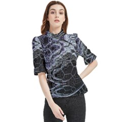 Circuits Frill Neck Blouse