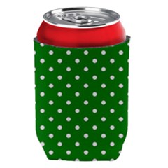 1950 Green White Dots Can Holder by SomethingForEveryone