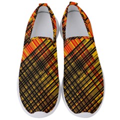 Root Humanity Orange Yellow And Black Men s Slip On Sneakers by WetdryvacsLair