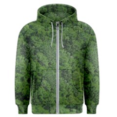 Leafy Forest Landscape Photo Men s Zipper Hoodie