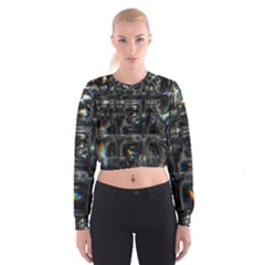 Power Up Cropped Sweatshirt by MRNStudios