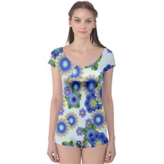 Flower Bomb 7 Boyleg Leotard 