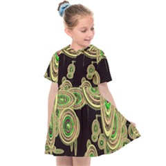 Concentric Circles B Kids  Sailor Dress by PatternFactory