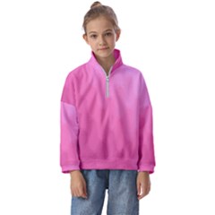 Wonderful Gradient Shades 5 Kids  Half Zip Hoodie