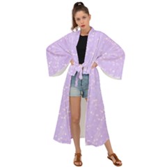 Jubilee Blue Maxi Kimono by PatternFactory