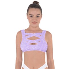 Jubilee Blue Bandaged Up Bikini Top by PatternFactory