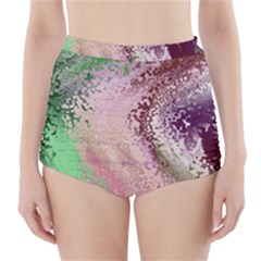 Fraction Space 1 High-waisted Bikini Bottoms by PatternFactory