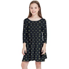 Spiro Kids  Quarter Sleeve Skater Dress