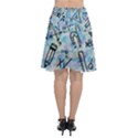 Science-education-doodle-background Chiffon Wrap Front Skirt View2