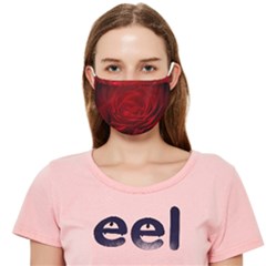 Rose-red-rose-red-flower-petals-waves-glow Cloth Face Mask (adult) by Sapixe