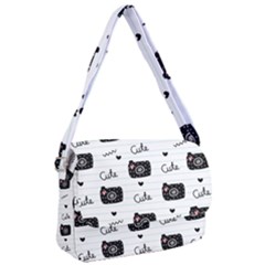 Cute Cameras Doodles Hand Drawn Courier Bag by Sapixe