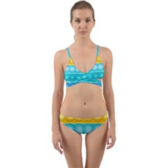 Pop It Pattern Wrap Around Bikini Set by Daria3107