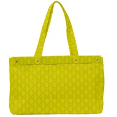 Soft Pattern Yellow Canvas Work Bag