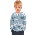 Folk flowers pattern Floral surface design Seamless pattern Kids  Overhead Hoodie