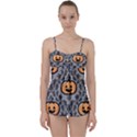 Pumpkin Pattern Babydoll Tankini Set View1