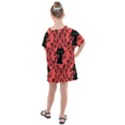 Cat Pattern Kids  One Piece Chiffon Dress View2